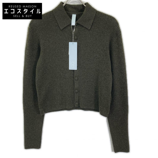 CFCL シーエフシーエル CF008KE176 グリーン カシミヤシルク CROPPED SHIRT CARIGAN トップス