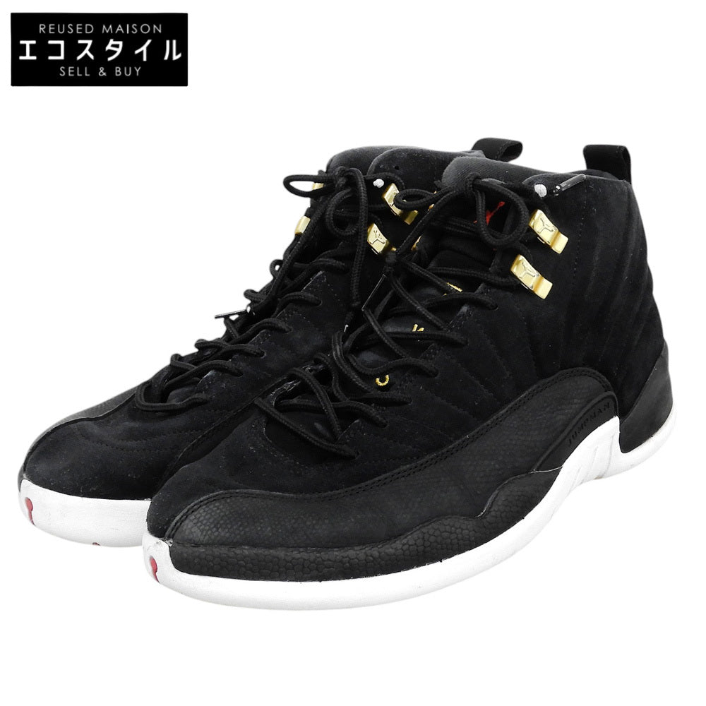 NIKE ナイキ Air Jordan 12 Reverse Taxi スニーカー シューズ メンズ ブラック 29cm 130690-017 シューズ