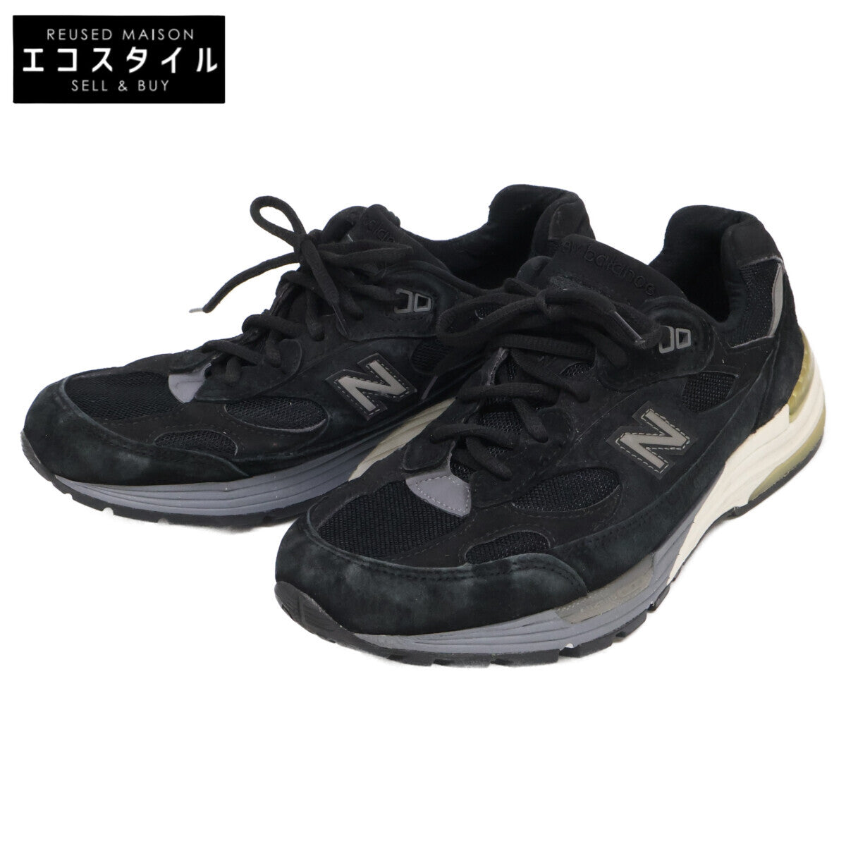 NEW BALANCE ニューバランス M992BL 992 スエード ローカットスニーカー シューズ