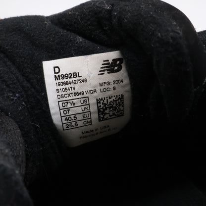 NEW BALANCE ニューバランス M992BL 992 スエード ローカットスニーカー シューズ