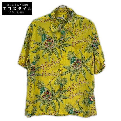 SUN SURF サンサーフ SS38312 イエロー レーヨン PINEAPPLE PASSION アロハシャツ トップス