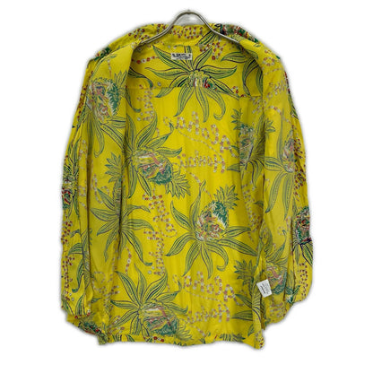 SUN SURF サンサーフ SS38312 イエロー レーヨン PINEAPPLE PASSION アロハシャツ トップス