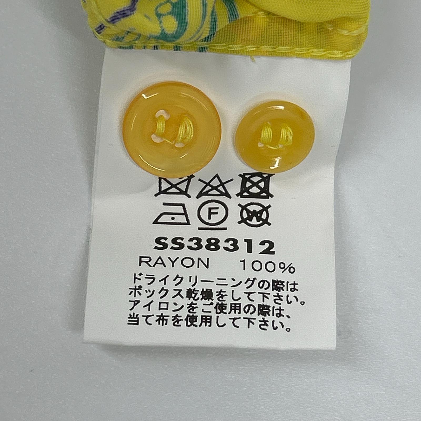 SUN SURF サンサーフ SS38312 イエロー レーヨン PINEAPPLE PASSION アロハシャツ トップス