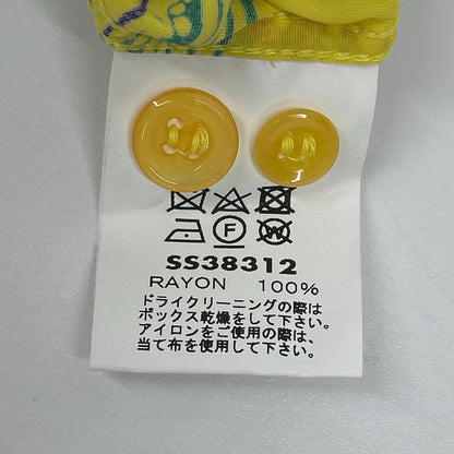 SUN SURF サンサーフ SS38312 イエロー レーヨン PINEAPPLE PASSION アロハシャツ トップス