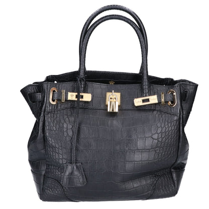 A.D.M.J. Accessoires De Mademoiselle ADMJ クロコ型押しレザー トートバッグ