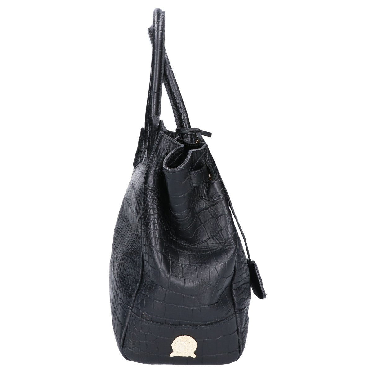 A.D.M.J. Accessoires De Mademoiselle ADMJ クロコ型押しレザー トートバッグ