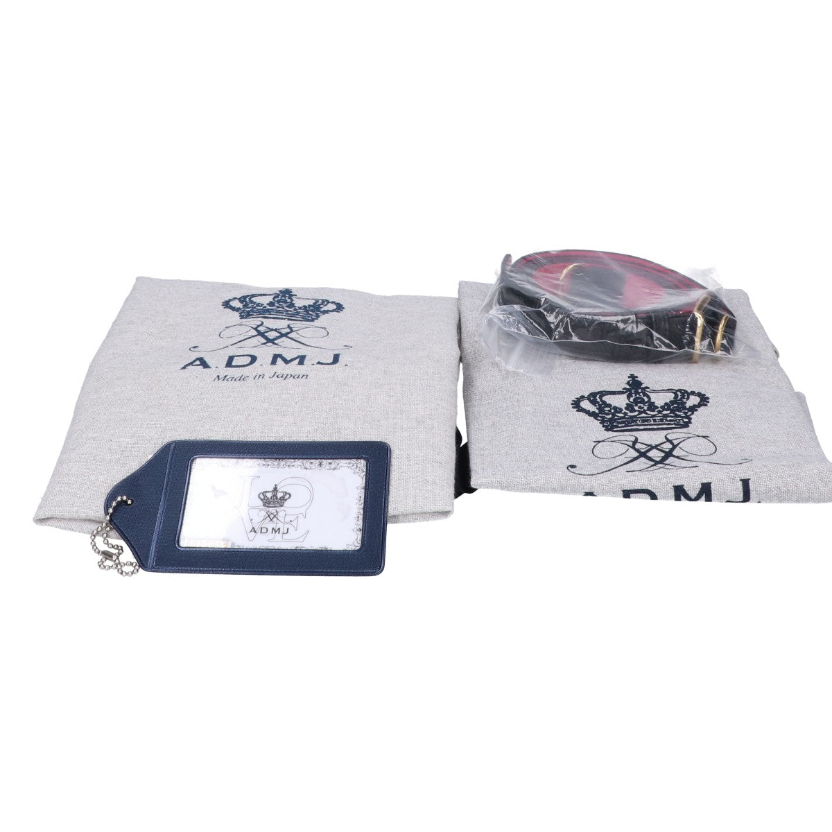 A.D.M.J. Accessoires De Mademoiselle ADMJ 【新品同様】ソフトレザー 2WAY ショルダーバッグ