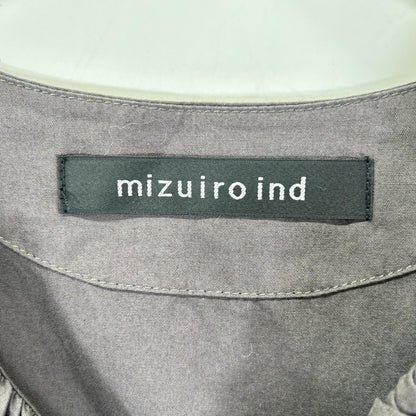 mizuiro ind ミズイロ インド 2-250095 グレー レースフリルノースリーブワンピース ワンピース