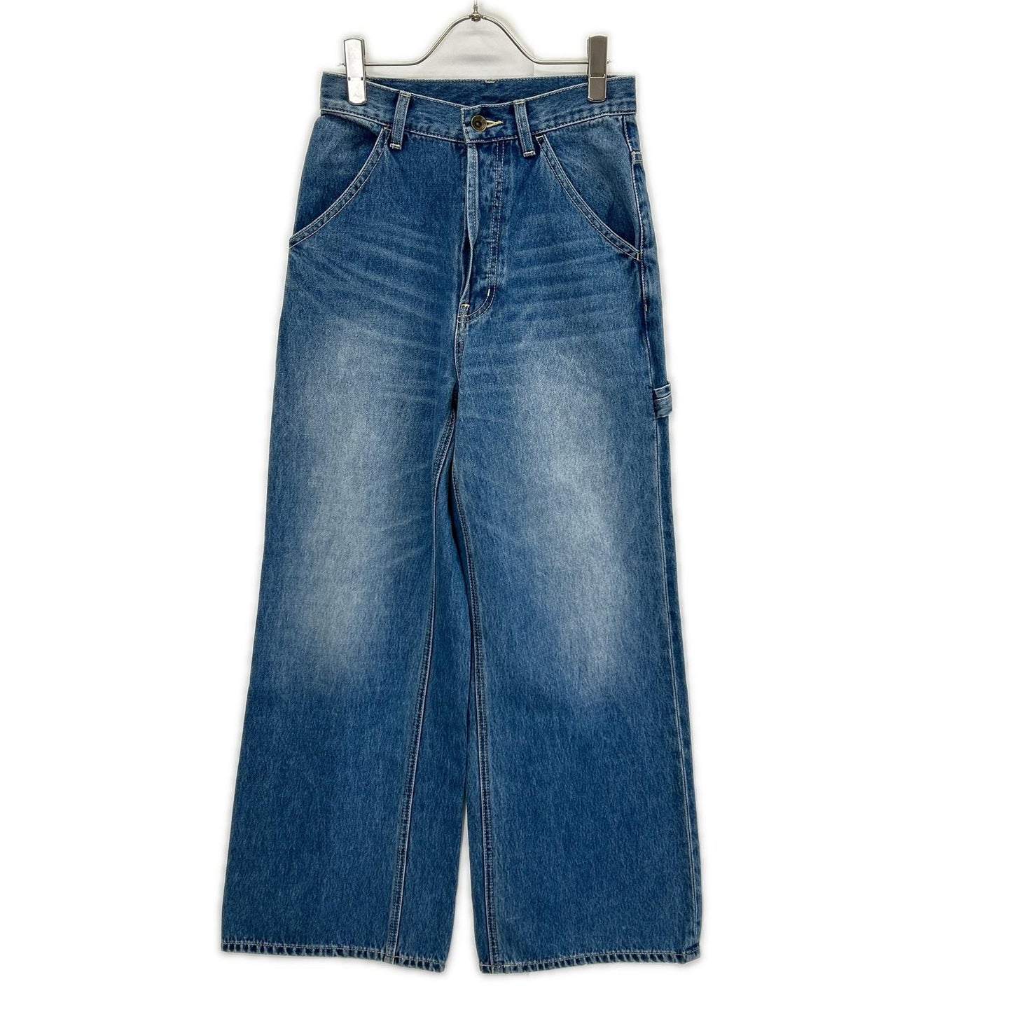 SEA ROOM LYNN シールームリン 121545278 ライトブルー ペインターbaggy denimパンツ SRN05 ボトムス