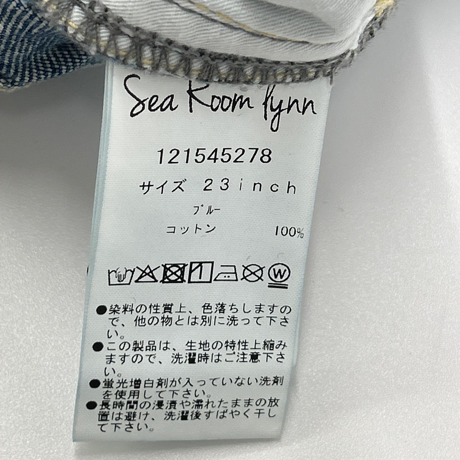 SEA ROOM LYNN シールームリン 121545278 ライトブルー ペインターbaggy denimパンツ SRN05 ボトムス