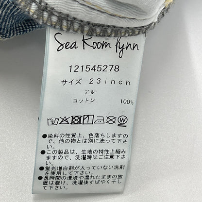 SEA ROOM LYNN シールームリン 121545278 ライトブルー ペインターbaggy denimパンツ SRN05 ボトムス