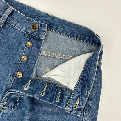 SEA ROOM LYNN シールームリン 121545278 ライトブルー ペインターbaggy denimパンツ SRN05 ボトムス
