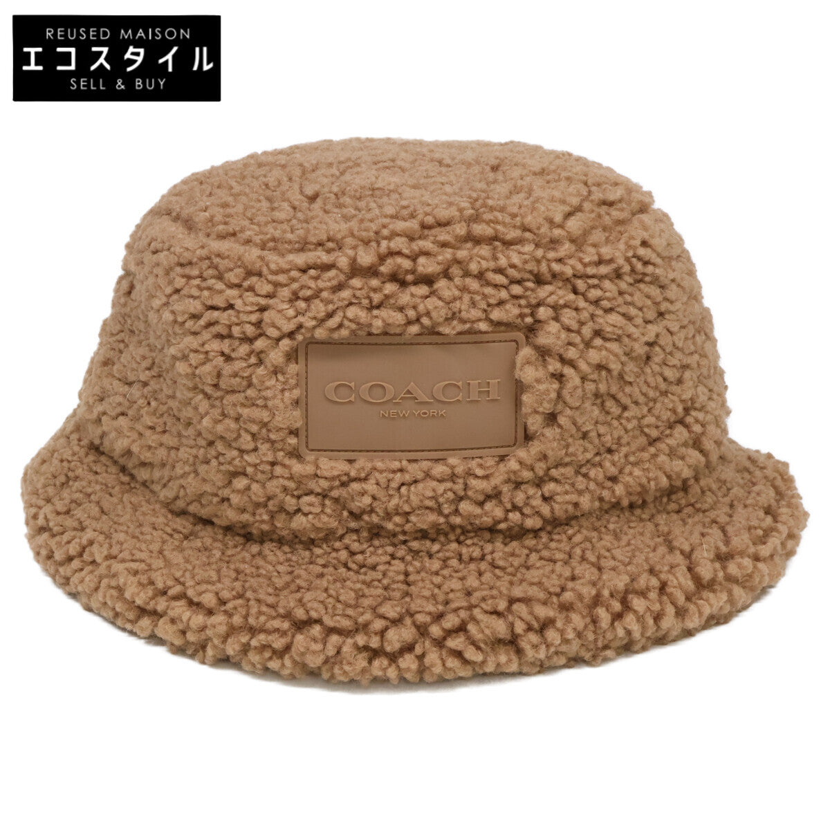 COACH コーチ 【美品】CY049 シェルパ バケット ハット 帽子
