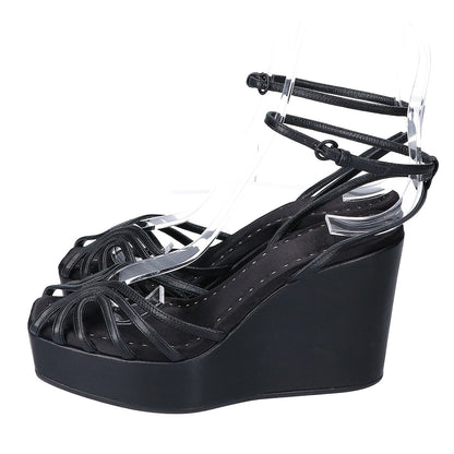 Max Mara ankle-strap wedge sandals