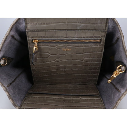 Max Mara マックスマーラ 14-51-63593 型押しレザー 2WAY トートバッグ