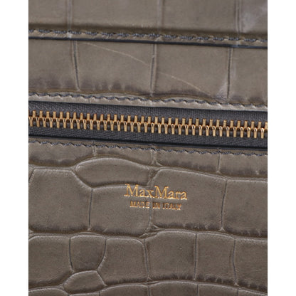 Max Mara マックスマーラ 14-51-63593 型押しレザー 2WAY トートバッグ