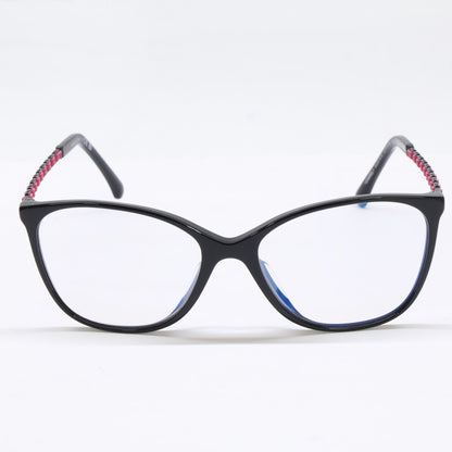CHANEL シャネル 3408-S-A c.1711/SB ブルーライトカット スクエアシェイプ アイウェア 眼鏡