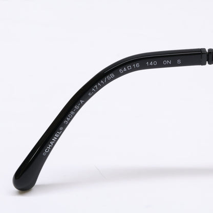 CHANEL シャネル 3408-S-A c.1711/SB ブルーライトカット スクエアシェイプ アイウェア 眼鏡