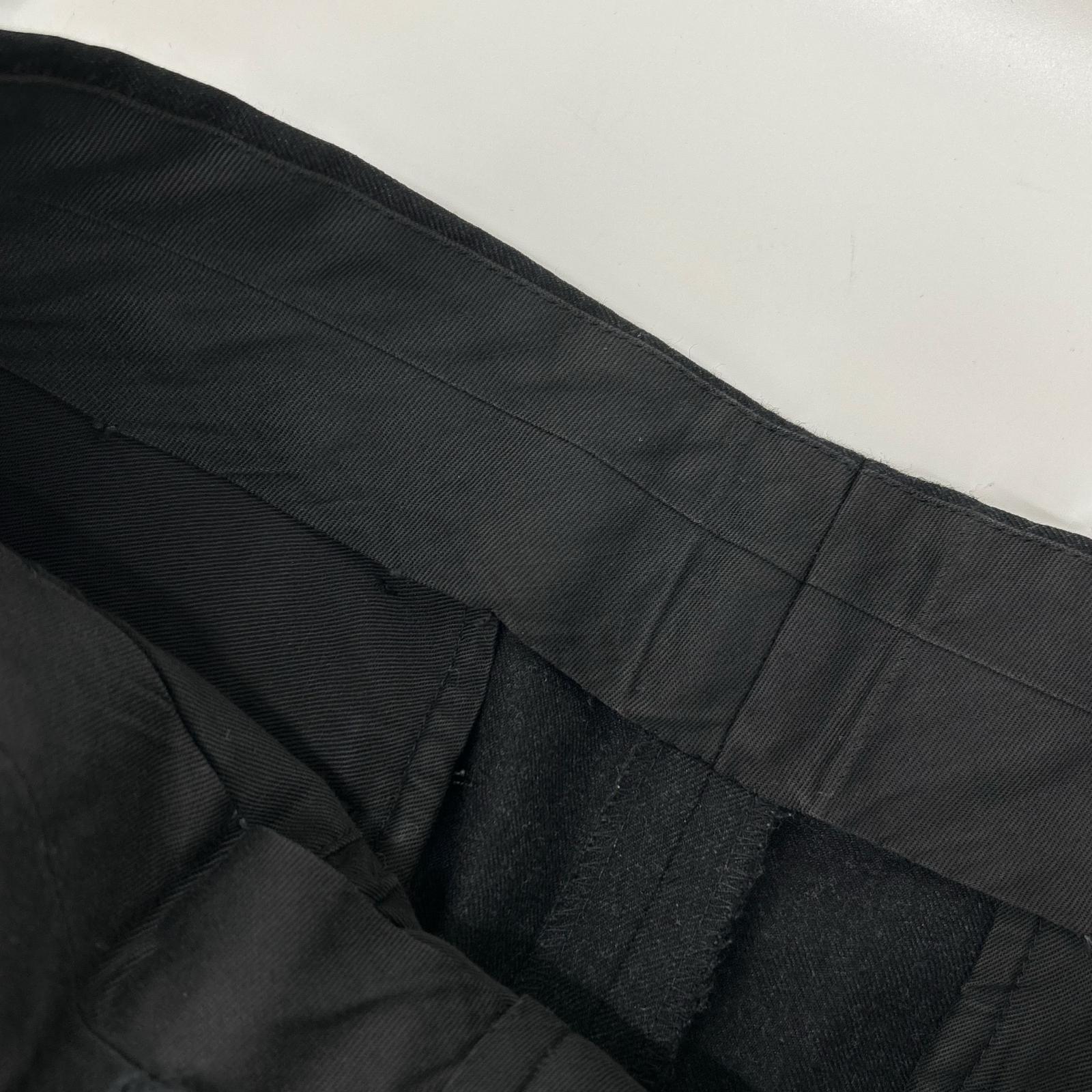 COMMEdesGARCONS HOMME コムデギャルソンオム 田中オム　HS-05021M 03AW ブラック ウール シングル 2Pパンツ スーツ スーツ セットアップ