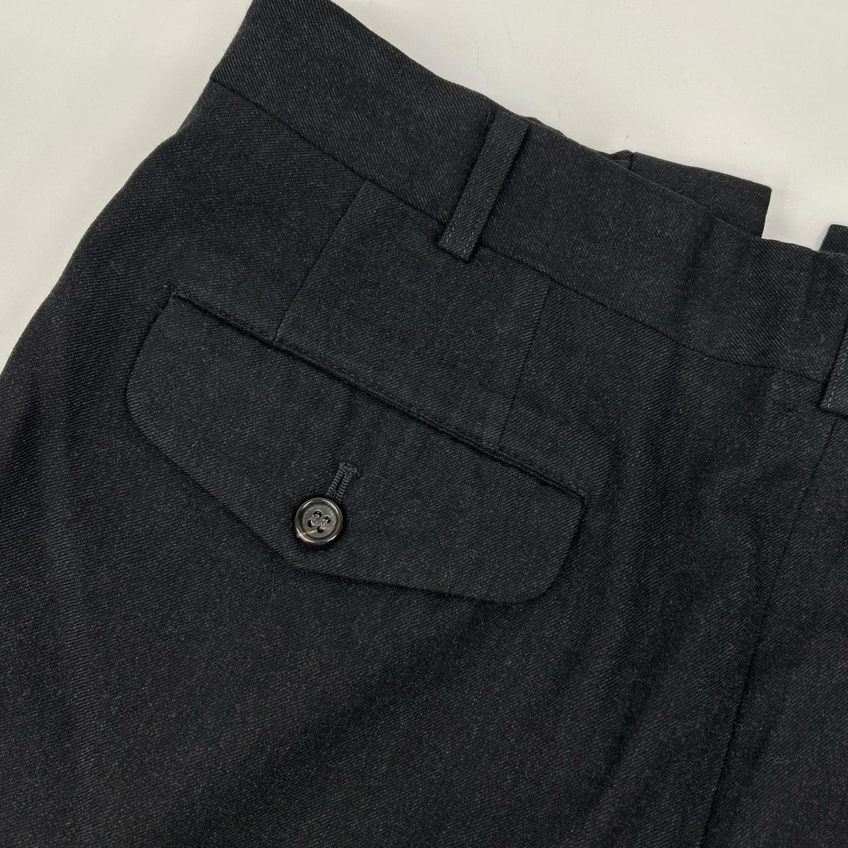 COMMEdesGARCONS HOMME コムデギャルソンオム 田中オム　HS-05021M 03AW ブラック ウール シングル 2Pパンツ スーツ スーツ セットアップ