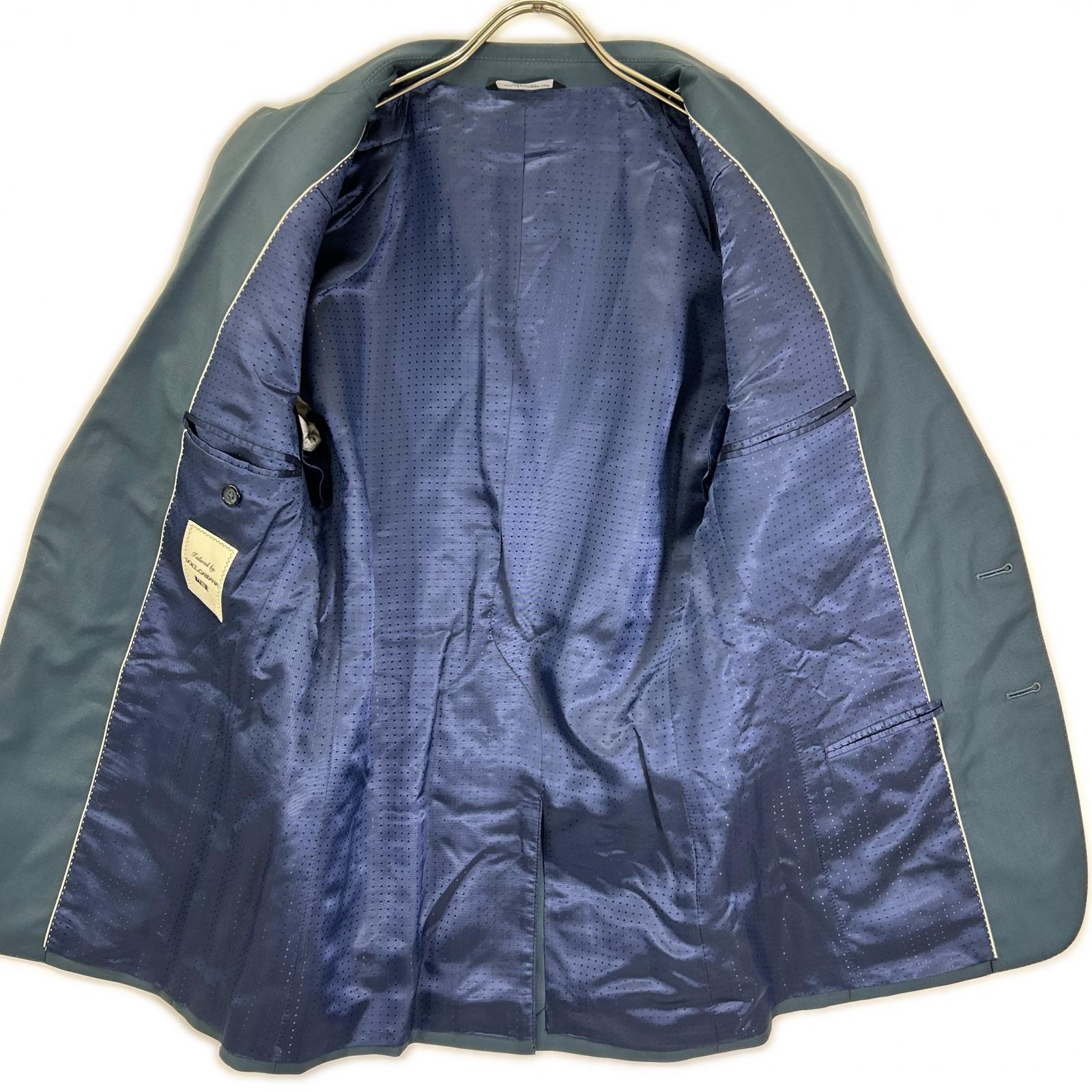 DOLCE&GABBANA ドルチェアンドガッバーナ G1XLMT ブルー MARTINI ウール 3P シングルスーツ スーツ セットアップ