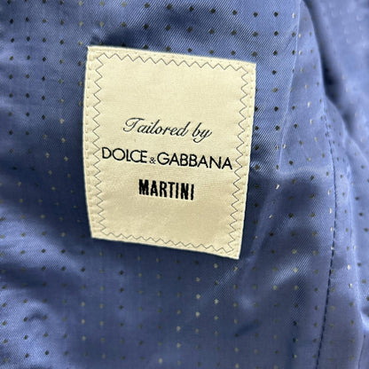 DOLCE&GABBANA ドルチェアンドガッバーナ G1XLMT ブルー MARTINI ウール 3P シングルスーツ スーツ セットアップ