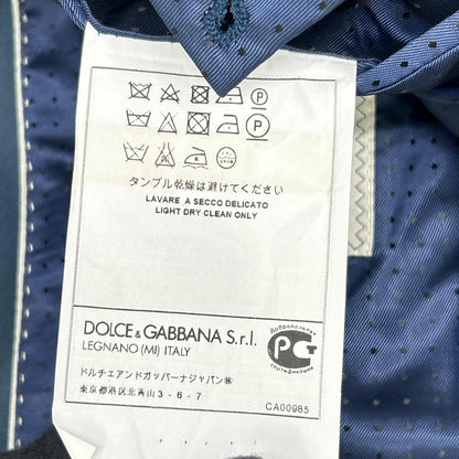 DOLCE&GABBANA ドルチェアンドガッバーナ G1XLMT ブルー MARTINI ウール 3P シングルスーツ スーツ セットアップ