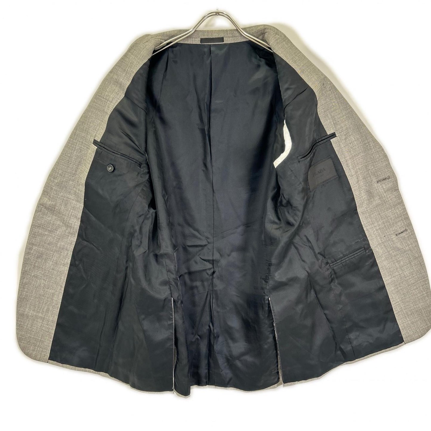 PRADA プラダ UAA362 ACU1 2010 2199 10年 グレー ウール ジャケット ジャケット