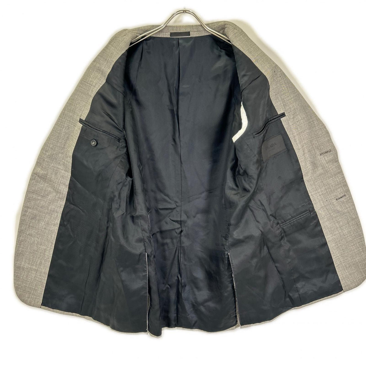 PRADA プラダ UAA362 ACU1 2010 2199 10年 グレー ウール ジャケット ジャケット
