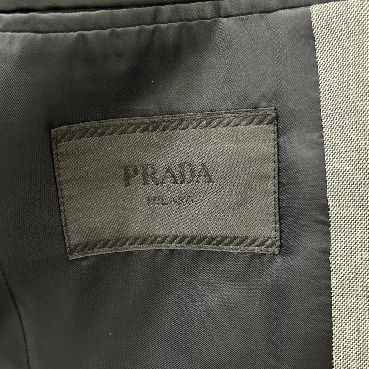 PRADA プラダ UAA362 ACU1 2010 2199 10年 グレー ウール ジャケット ジャケット
