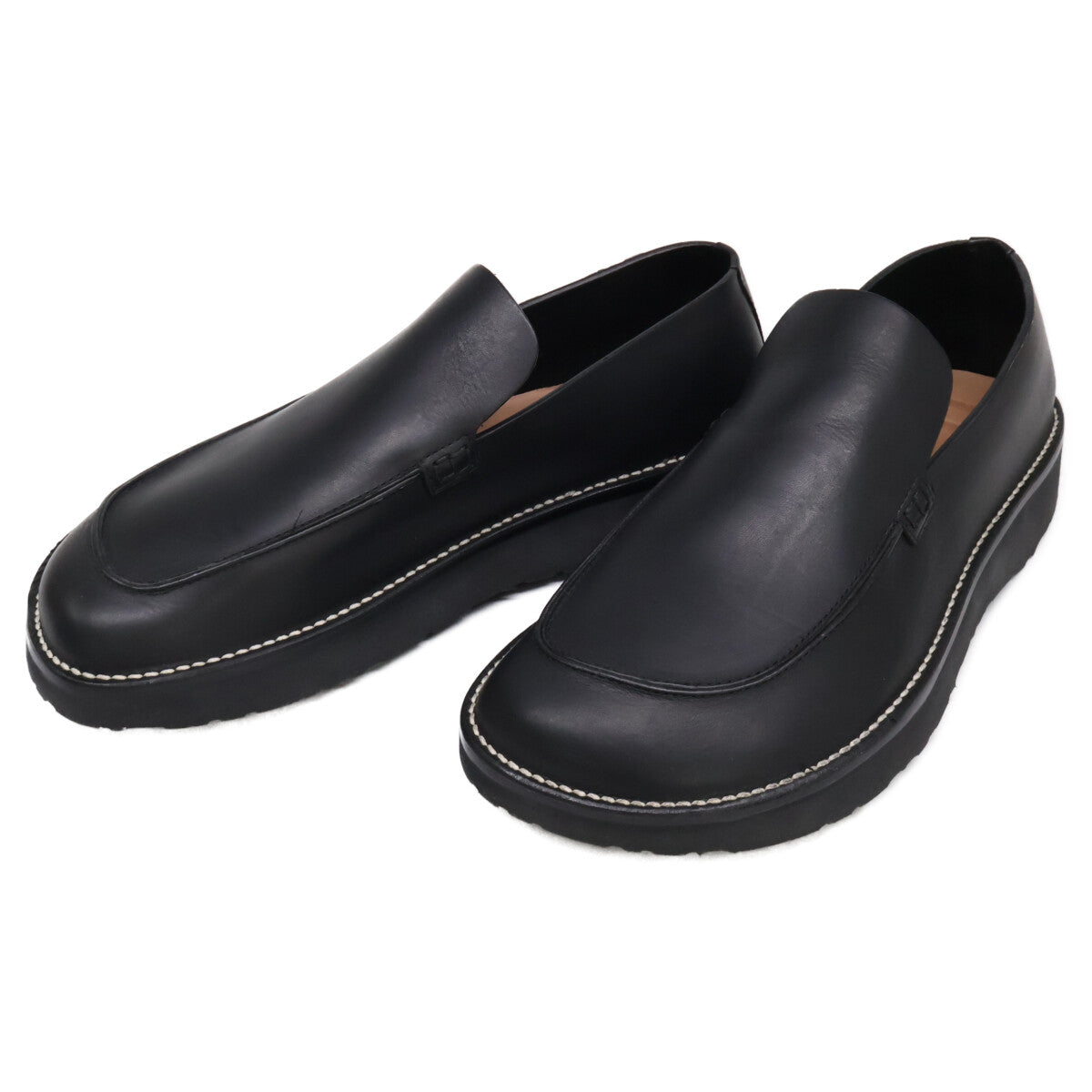 LOEWE ロエベ 【新品同様】M816465X36 152309 Faro レザー ローファー/スリッポン シューズ