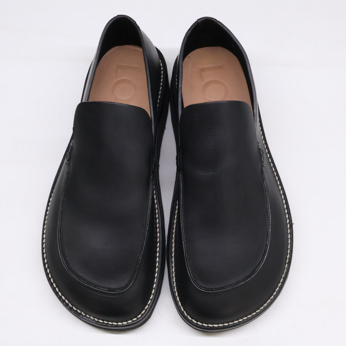 LOEWE ロエベ 【新品同様】M816465X36 152309 Faro レザー ローファー/スリッポン シューズ