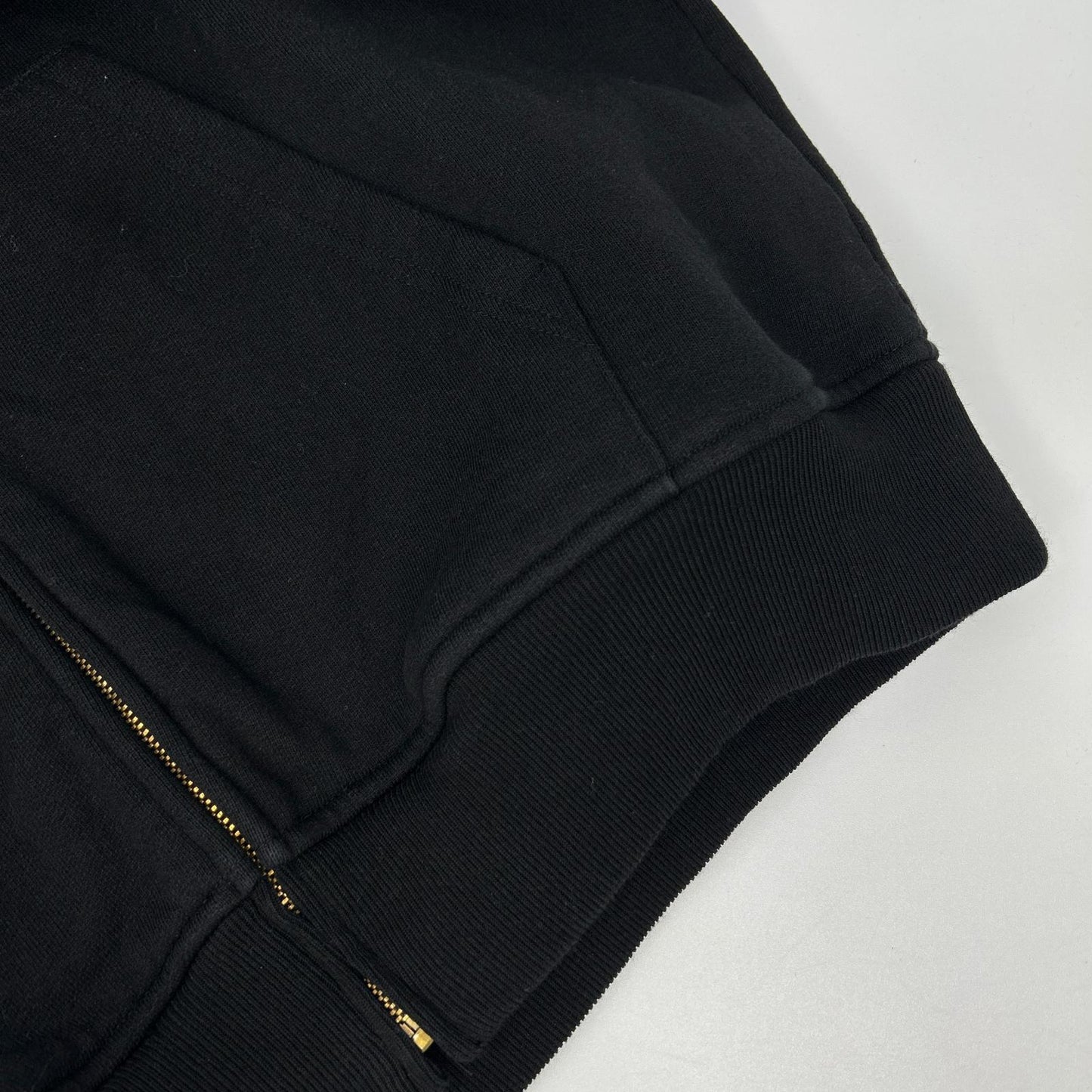 COMOLI コモリ 26SS D01-05001 ブラック コットン裏毛 ジップパーカ トップス