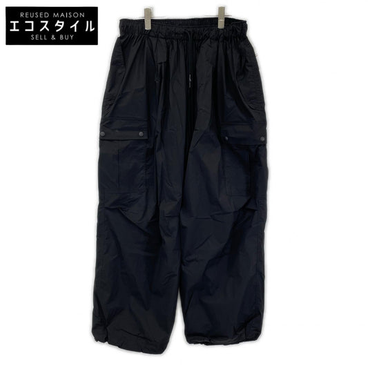 s.f.c stripes for creative SFCFW25P05 Black PARACHUTE CARGO PANTS