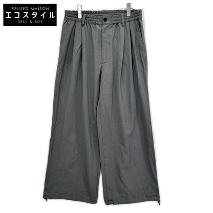 YOAK ヨーク YK26SS01173P グレー Wool Washer Tropical 2pleated Easy Trousers ボトムス