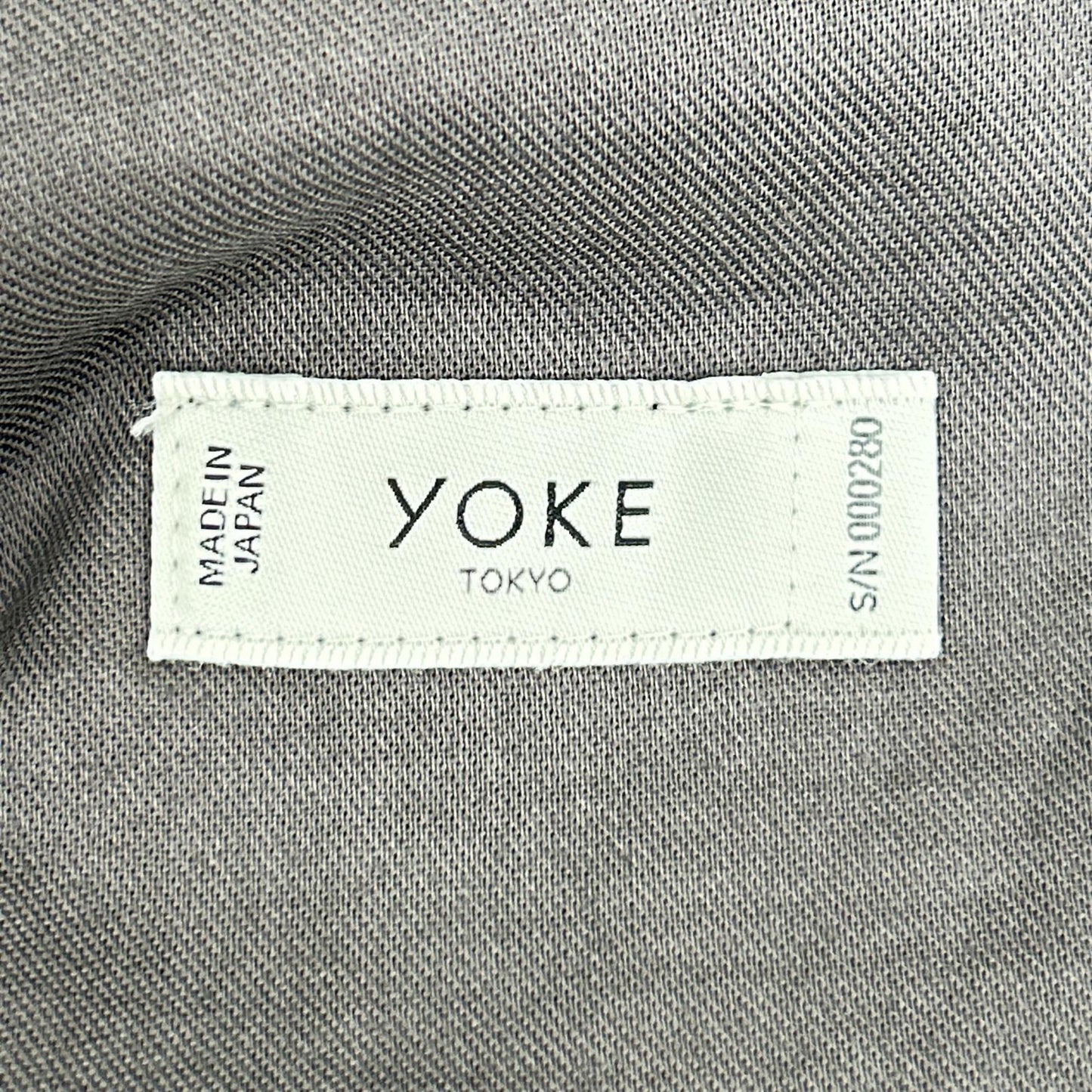 YOAK ヨーク YK26SS01173P グレー Wool Washer Tropical 2pleated Easy Trousers ボトムス