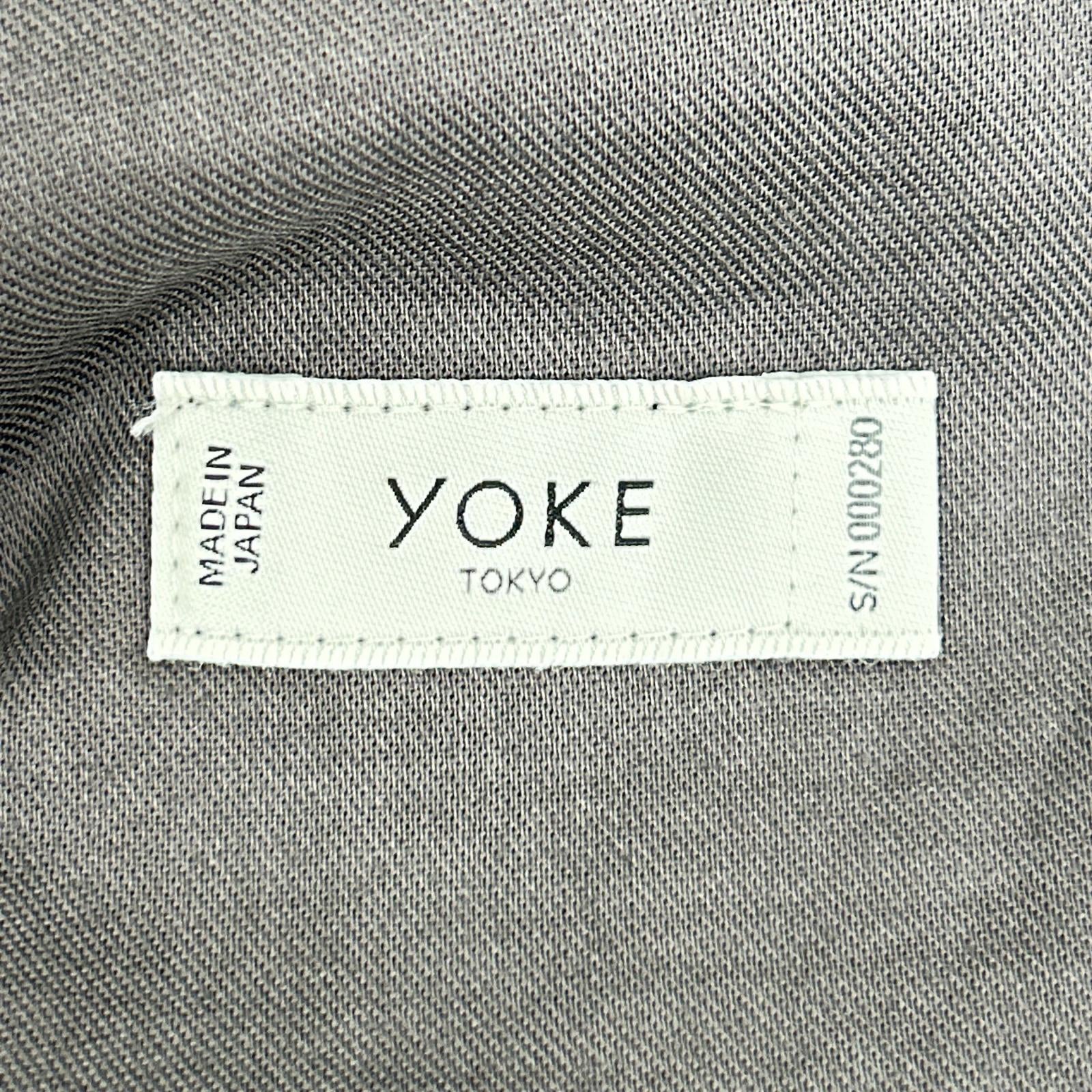 YOAK ヨーク YK26SS01173P グレー Wool Washer Tropical 2pleated Easy Trousers ボトムス