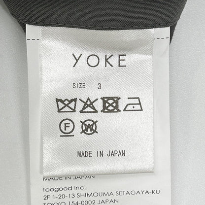 YOAK ヨーク YK26SS01173P グレー Wool Washer Tropical 2pleated Easy Trousers ボトムス