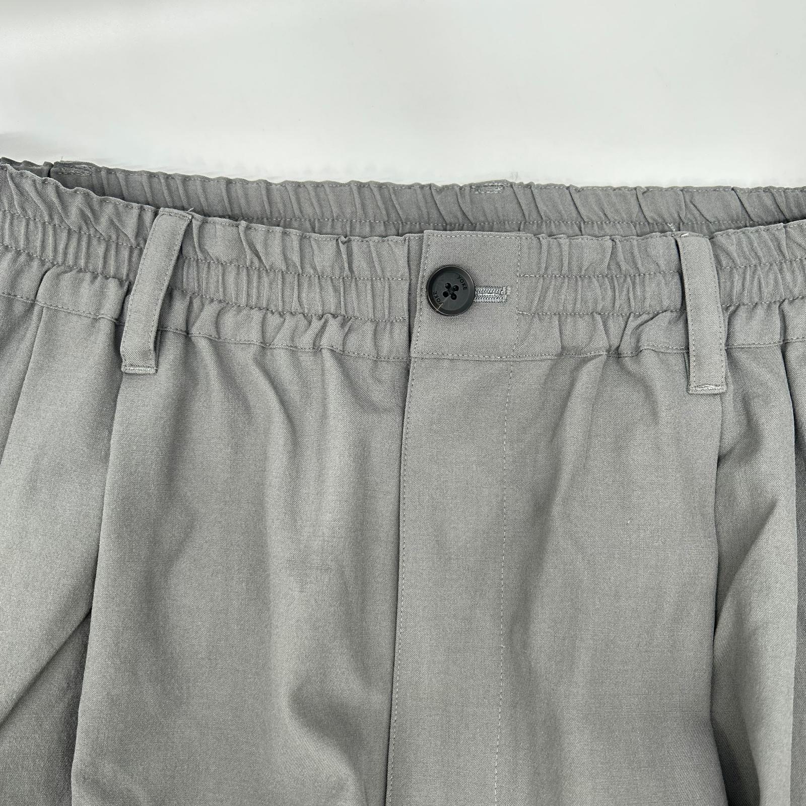 YOAK ヨーク YK26SS01173P グレー Wool Washer Tropical 2pleated Easy Trousers ボトムス