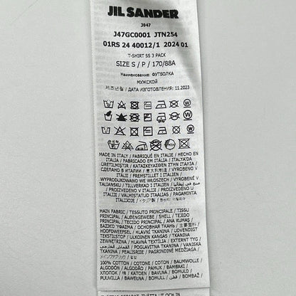 JIL SANDER+ ジルサンダープラス 【美品/国内正規/24年製】J47GC0001 クルーネック 半袖Tシャツ トップス