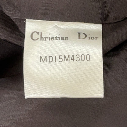 Christian Dior クリスチャンディオール MD15M4300 ブラウン ストライプ ヴィンテージ 変形カラーテーラードジャケット タイトスカート スカート