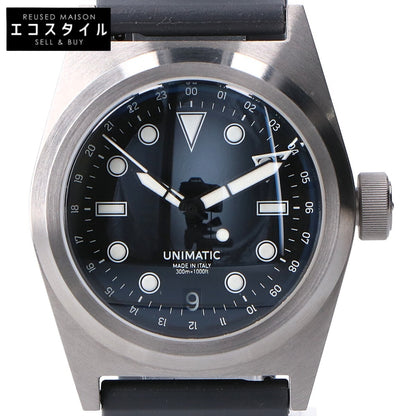 UNIMATIC ウニマティック 美品 世界300本限定 U2-GMT ワールドタイマー フィールドウォッチ 自動巻き 腕時計