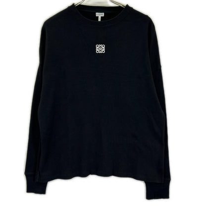 LOEWE ロエベ H526Y22XAY ブラック オーバーサイズフィット ロングスリーブ Tシャツ トップス