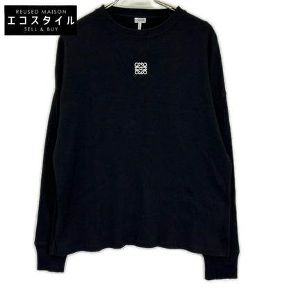 LOEWE ロエベ H526Y22XAY ブラック オーバーサイズフィット ロングスリーブ Tシャツ トップス