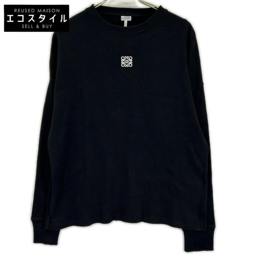 LOEWE ロエベ H526Y22XAY ブラック オーバーサイズフィット ロングスリーブ Tシャツ トップス