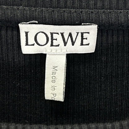 LOEWE ロエベ H526Y22XAY ブラック オーバーサイズフィット ロングスリーブ Tシャツ トップス