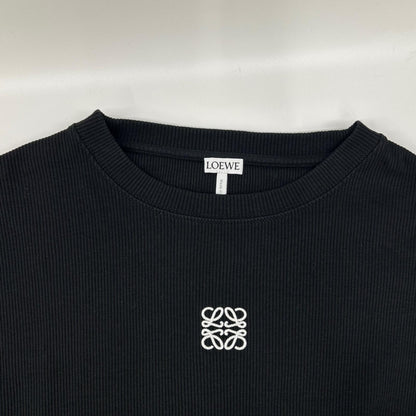 LOEWE ロエベ H526Y22XAY ブラック オーバーサイズフィット ロングスリーブ Tシャツ トップス