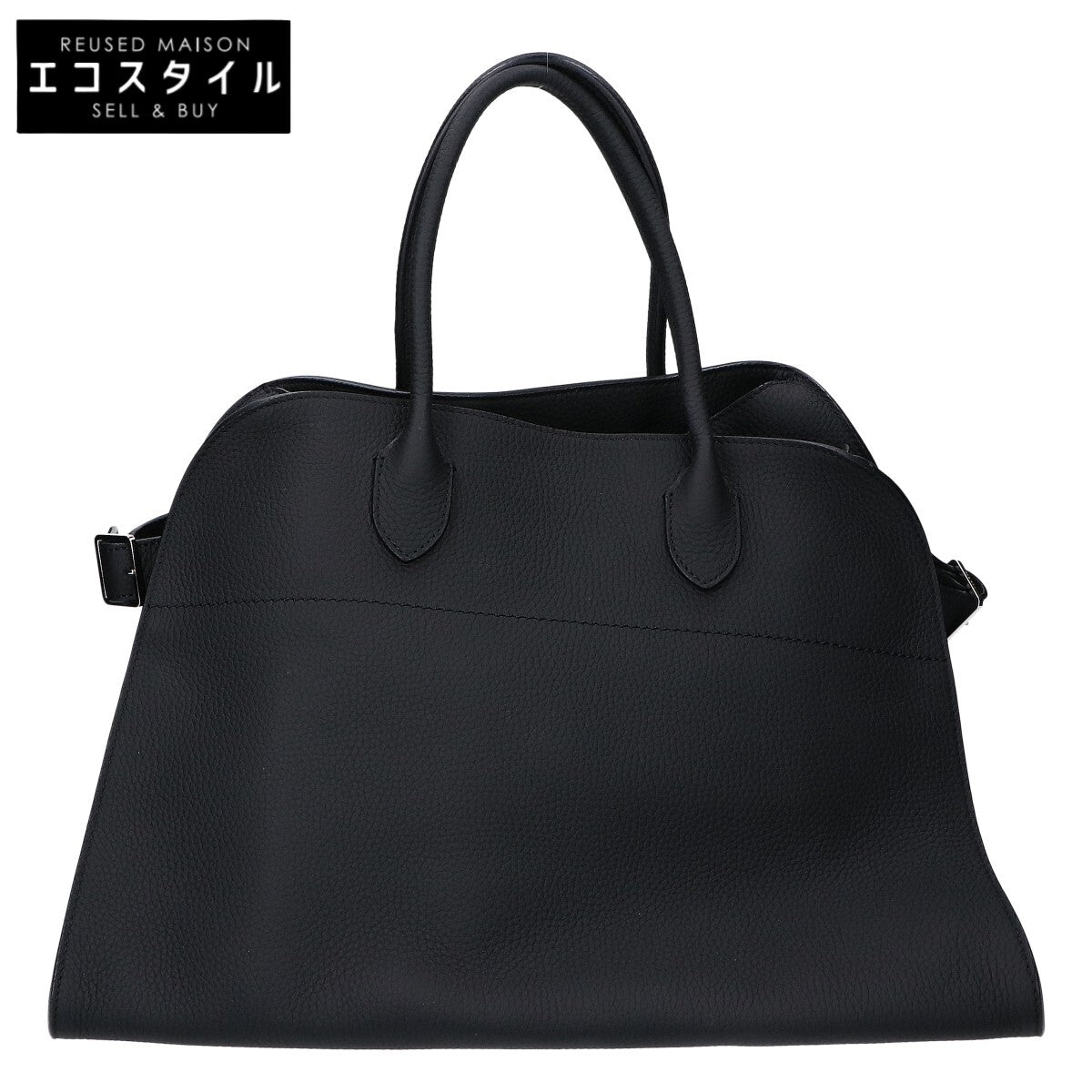 THE ROW ザ ロウ W1255 L133 Soft Margaux 15 マットグレインカーフスキン ハンドバッグ