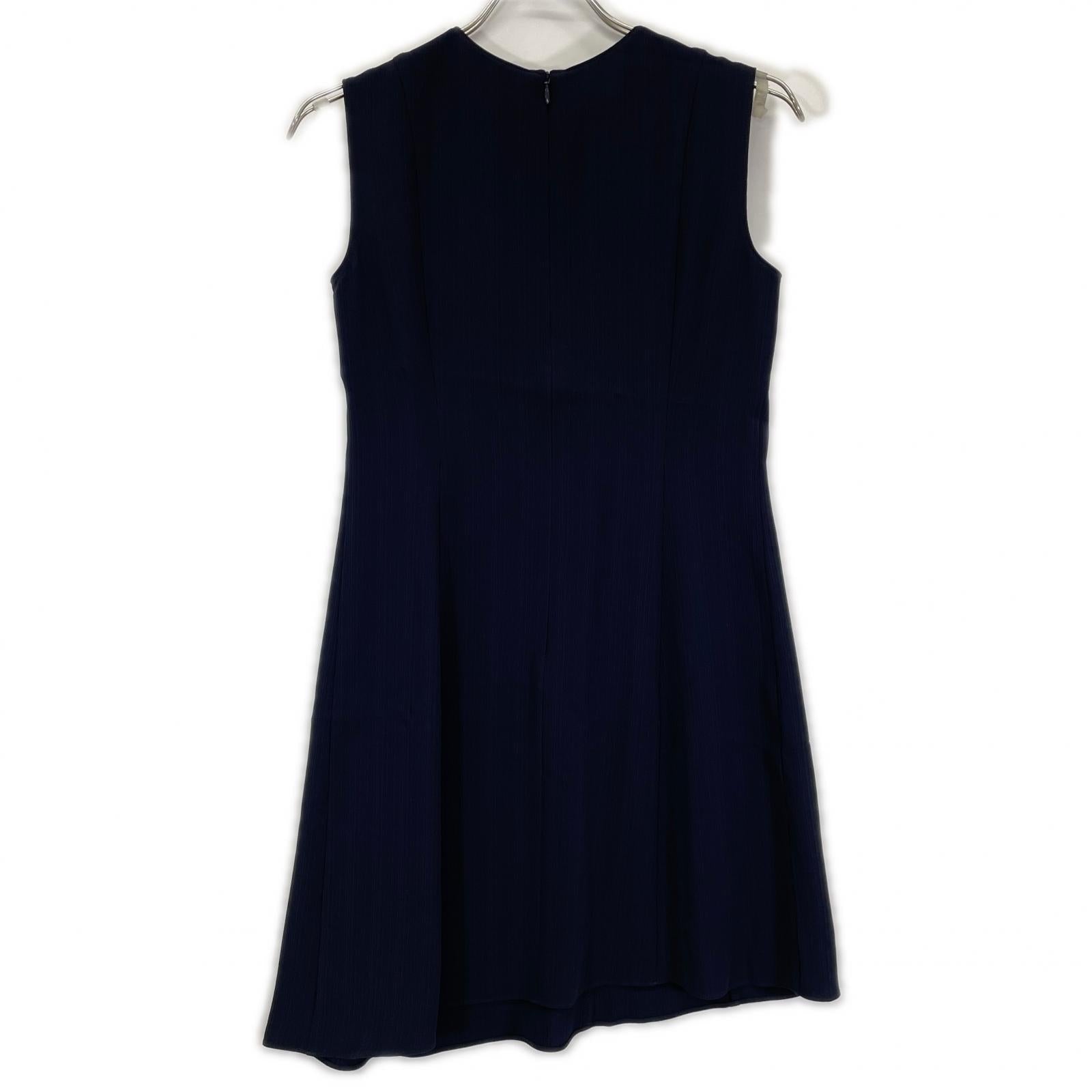 Theory セオリー ネイビー N ASYM DRESS ADMIRAL STRIPE ワンピース ワンピース