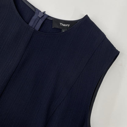 Theory セオリー ネイビー N ASYM DRESS ADMIRAL STRIPE ワンピース ワンピース